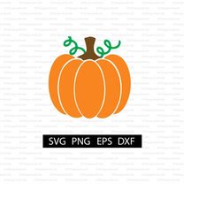 pumpkin clipart digital download | svg | png | cut file for cricut and silhouette | digital file | fall | thanksgiving |