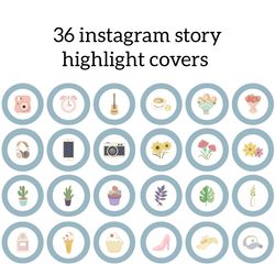 36 girlish blue instagram highlight icons. neutral instagram highlights images. cute instagram highlights covers