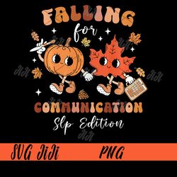 falling for communication slp edition png, fall thanksgiving png