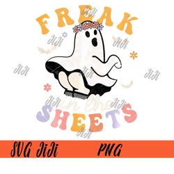 freak in the sheets png, boo ghost halloween spooky season png