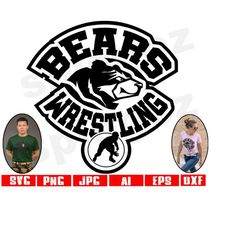 bears wrestling svg bear wrestling svg bears wrestling png bears svg bear svg bears mascot svg bears mascot png cricut d