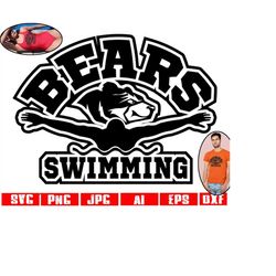 bears swimming svg bear swimming svg bears swimming png bears svg bear svg bears mascot svg bears tennis logo bears scho