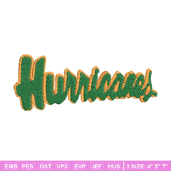 miami hurricanes embroidery, miami hurricanes embroidery, football embroidery, sport embroidery, ncaa embroidery. (40)