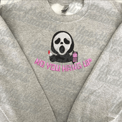scary halloween embroidery design, no you hang up halloween serial killer  embroidery machine design, halloween horror mask embroidery design for shirt, horror character embroidery file
