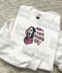 no you hang up embroidery design, halloween serial killer embroidery file, halloween horror mask embroidery machine design, horror character embroidery file