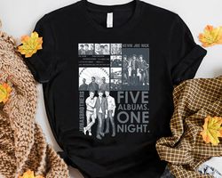 jonas brothers five albums one night gift idea for men women birthday gift unisex tshirt sweatshirt hoodie shirt