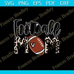 football mom black png, sublimation design downloads