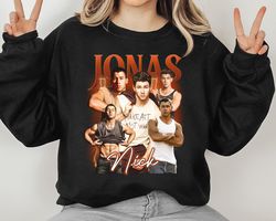 nick jonas brothers fan lover gift idea for men women birthday gift unisex tshirt sweatshirt hoodie shirt