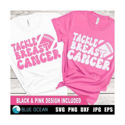 tackle breast cancer svg,  breast cancer svg, cancer awareness svg, football cancer svg, fight cancer svg