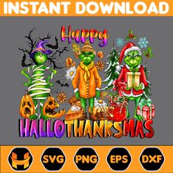 happy hallothanksmas svg, teeth clipart, fall svg, halloween svg, christmas svg, western snow svg, instant download