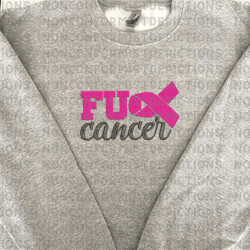 f*ck cancer embroidery designs, breast cancer embroidery designs, cancer awareness embroidery designs, cancer support embroidery