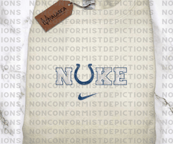 nike nfl indianapolis colts logo embroidery design, nike nfl logo sport embroidery machine design, famous football team embroidery design, football brand embroidery, pes, dst, jef, files