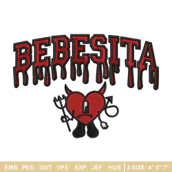 bebesita heart embroidery design, logo embroidery, embroidery file, embroidery shirt, emb design, digital download