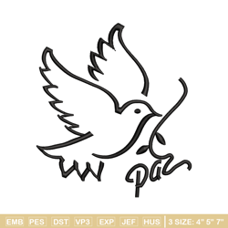 bird logo embroidery design, bird embroidery, embroidery file, embroidery shirt, emb design, digital download