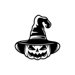 pumpkin witch hat svg| halloween svg| witch hat pumpkin svg| halloween witch svg| halloween party svg | png, vector, cli