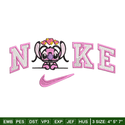 nike x pink stitch embroidery design, stitch embroidery, nike design, embroidery file,embroidery shirt, digital download