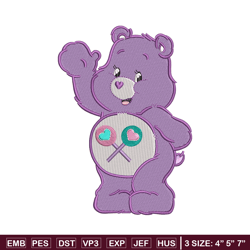 purple bear embroidery design, bear embroidery, emb design, embroidery shirt, embroidery file, digital download