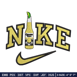 corona x nike embroidery design, nike embroidery, embroidery file, embroidery shirt, emb design, digital download