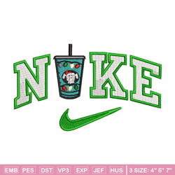 cup green x nike embroidery design, cup embroidery, nike design, embroidery shirt, embroidery file, digital download