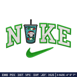 cup green x nike embroidery design, cup embroidery, nike design, embroidery shirt, embroidery file, digital download