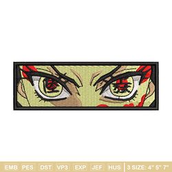 daki eyes embroidery design, demon slayer embroidery, anime design, embroidery shirt, embroidery file, digital download