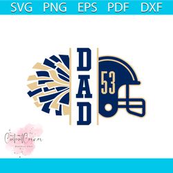 football and cheer dad, svg png dxf eps, football dad svg, cheer dad svg, cheerleader dad shirt, cricut cut file, footba