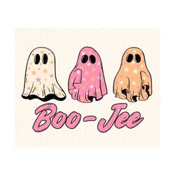Boujee BOO-JEE PNG, Fall and Halloween Png Design, Halloween Png, Retro Halloween Png, Cow Print Png, Retro Png, Digital