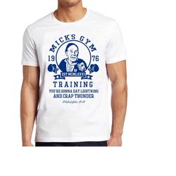 micks's gym t shirt boxer boxing gloves rocky film movie cool gift tee 226