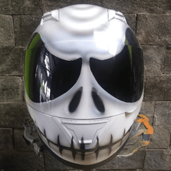 free shipping jack skellington nightmare before christmas on full face helmet for biker dot approved