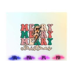 merry christmas leopard print bolt png, retro christmas svg, christmas shirt design, digital download, png christmas, cr