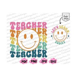 let's learn today teacher shirt svg png, teacher svg, teacher life png, teacher motivational svg, gift for teacher,teach