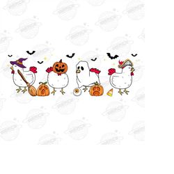 halloween chickens png, ghost chickens png, funny chicken png, fall png, chicken lover png, spooky png, farm animal png,