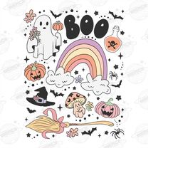 vintage halloween png, halloween png, halloween png for women, funny halloween png, boo png, cute ghost png, spooky seas