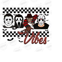 retro halloween png, horror halloween sublimation design, spooky vibes png, scary movie png, trendy halloween graphic fo