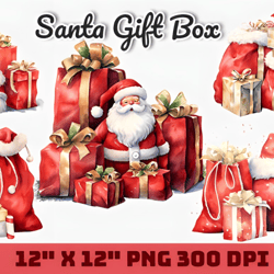 christmas santa gift box sublimation 20 desing high quality