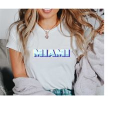 Miami Shirt, Florida Holiday Tee, Miami Beach Shirt, Family Adventure T-Shirt,  Wild Life Vacation Tee, Family Trip Tshi