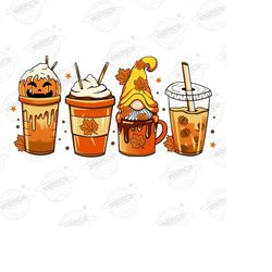 boo latte png, cute scary fall halloween horror iced coffee pumpkin spice autumn digital file sublimation design hand dr