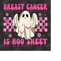 breast cancer is boo sheet png, ghost ribbon breast cancer awareness png, ribbon ghost halloween png, halloween breast c