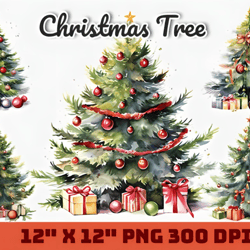 christmas tree watercolor sublimation christmas white tree clipart, christmas decoration tree clipart, christmas clipart