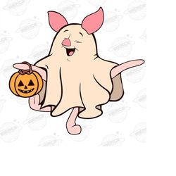 vintage piglet ghost halloween png, winnie the boo png, spooky season png, mickey's not so scary halloween png, hallowee