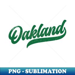 oakland athletics - vintage baseball sublimation - high-quality png download