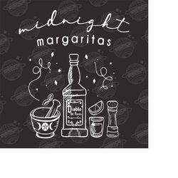 midnight margaritas png, tequila png, witchy png, witch png, midnight margarita, spooky png, halloween png, gift for wit