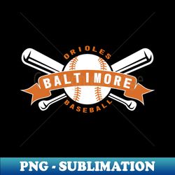 baseball sublimation file - baltimore orioles - high-quality transparent png