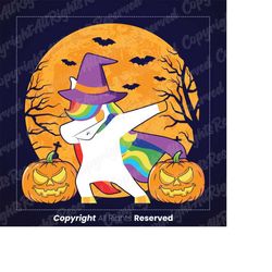 halloween uni pumpkin svg, pumpkin svg, cute corn halloween, happy halloween, magic kingdom svg, trick or treat png, spo