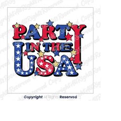 party in the usa svg, 4th of july svg, 4th of july png, usa sublimation, 4th of july shirt design, retro smiley face png