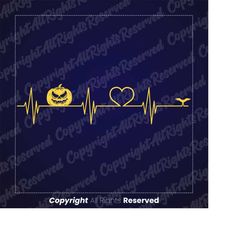 nurse heart beat halloween png, nurse life png, gift for nurse, nurse week, nursing school, registered nurse, halloween