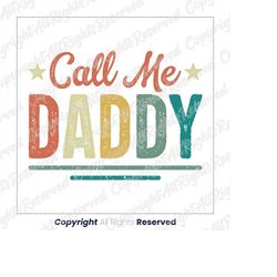 my favorite people call me daddy svg, father's day svg cut file, png dad birthday, sublimation clipart, cricut, silhouet