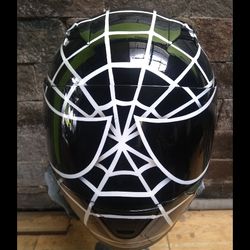 free shipping black spiderman marvel full face helmet for biker dot approved