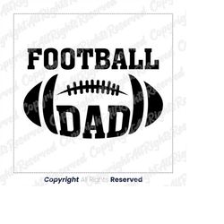 football dad svg, game day dad svg, dad shirt svg, football dad shirt iron on png, sports dad gift svg dxf cricut