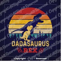 daddy saurus svg, funny fathers day svg, dad shirt svg, dinosaur svg, trex svg, papa png, files for cricut, sublimation